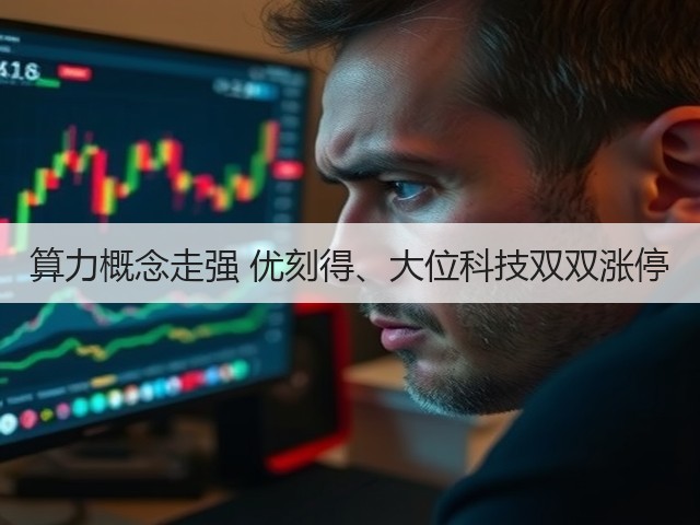 算力概念走强 优刻得、大位科技双双涨停(图1)