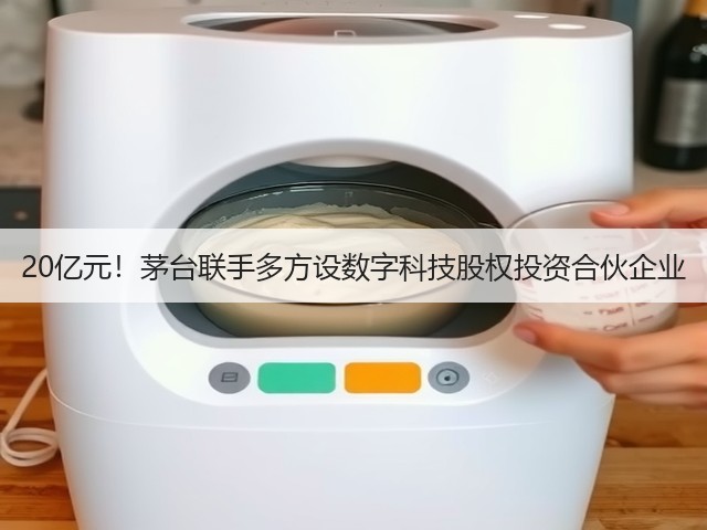 20亿元!茅台联手多方设数字科技股权投资合伙企业(图2) 20亿元!茅台联手多方设数字科技股权投资合伙企业(图2)