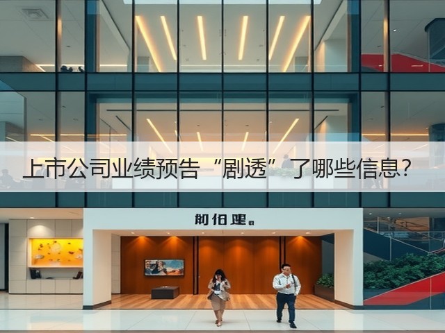 上市公司业绩预告“剧透”了哪些信息？(图1)