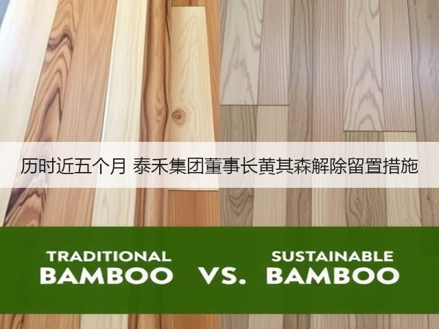 历时近五个月 泰禾集团董事长黄其森解除留置措施(图2)