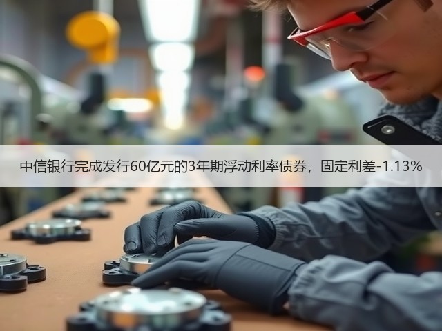中信银行完成发行60亿元的3年期浮动利率债券,固定利差-1.13%(图2) 中信银行完成发行60亿元的3年期浮动利率债券,固定利差-1.13%(图2)