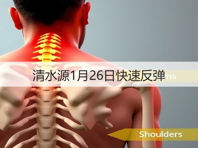 清水源1月26日快速反弹(图1) 清水源1月26日快速反弹(图1)