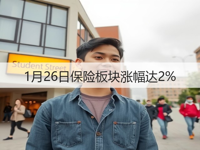 1月26日保险板块涨幅达2%(图1)