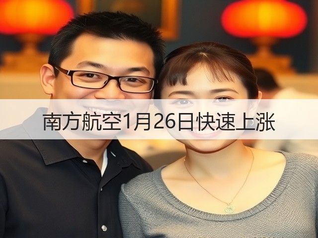 南方航空1月26日快速上涨(图1) 南方航空1月26日快速上涨(图1)