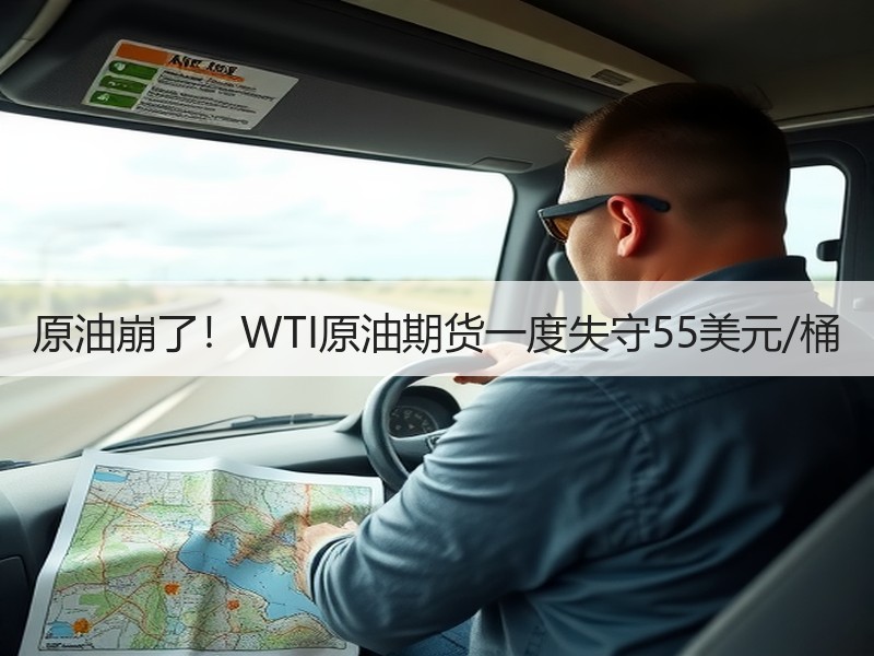 原油崩了！WTI原油期货一度失守55美元/桶
