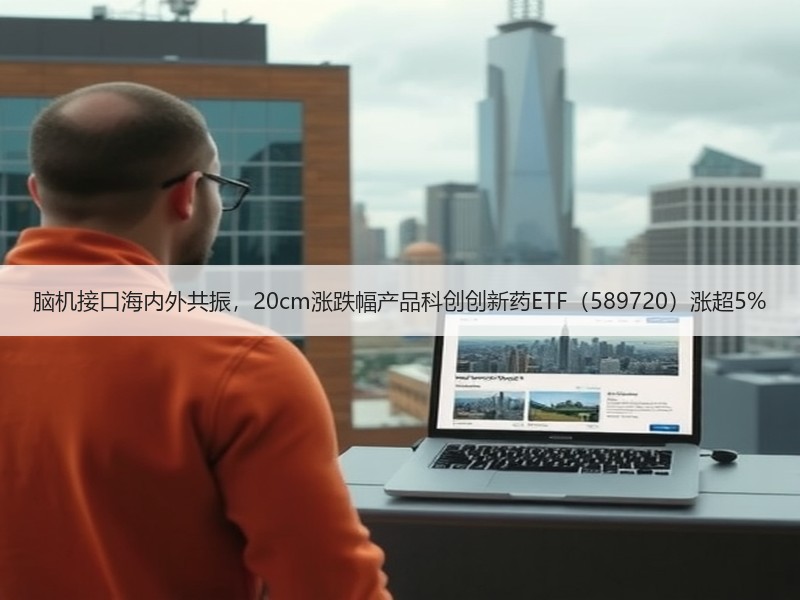 脑机接口海内外共振，20cm涨跌幅产品科创创新药ETF（589720）涨超5%