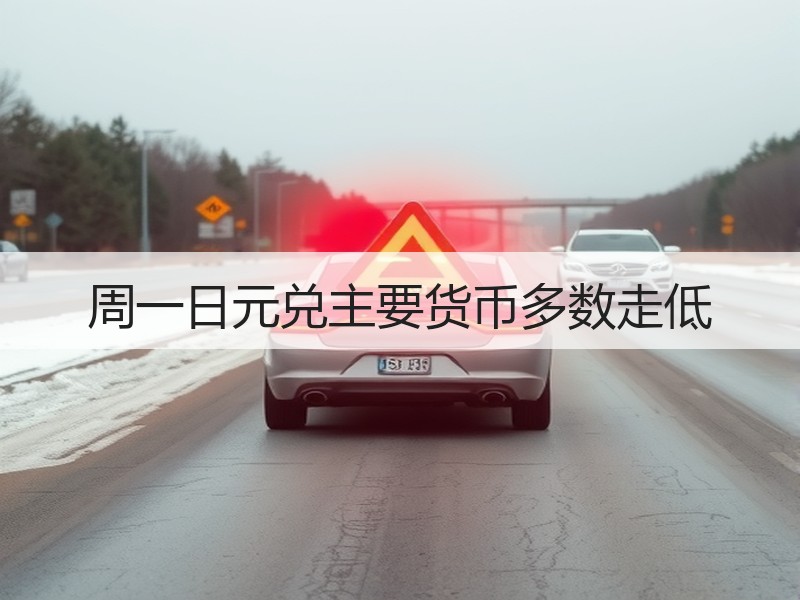 周一日元兑主要货币多数走低