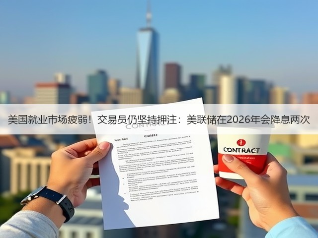 美国就业市场疲弱!交易员仍坚持押注:美联储在2026年会降息两次(图2) 美国就业市场疲弱!交易员仍坚持押注:美联储在2026年会降息两次(图2)