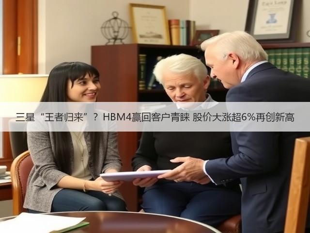 三星“王者归来”?HBM4赢回客户青睐 股价大涨超6%再创新高(图1) 三星“王者归来”?HBM4赢回客户青睐 股价大涨超6%再创新高(图1)