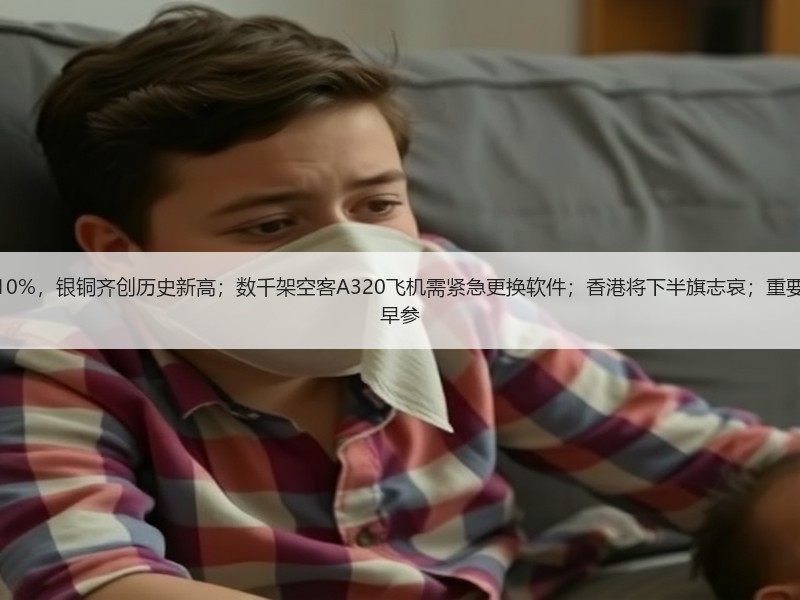 美股五连涨，英特尔明显波动10%，银铜齐创历史新高；数千架空客A320飞机需紧急更换软件；香港将下半旗志哀；重要新规！证监会征求意见丨每经早