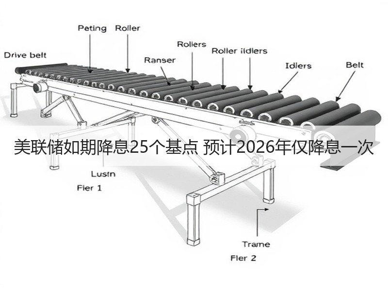 美联储如期降息25个基点 预计2026年仅降息一次