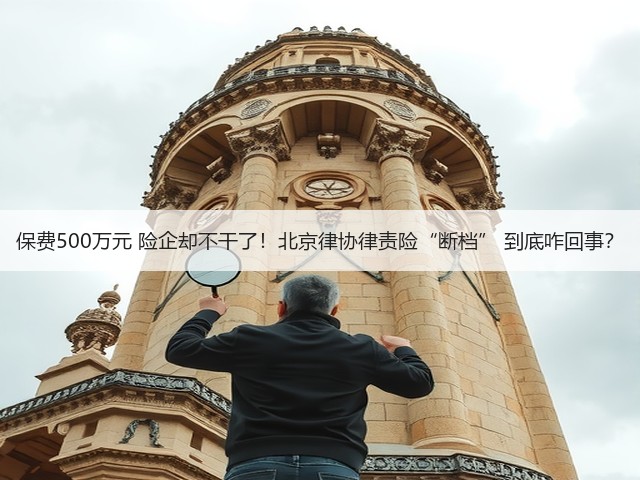 保费500万元 险企却不干了！北京律协律责险“断档” 到底咋回事？(图3)