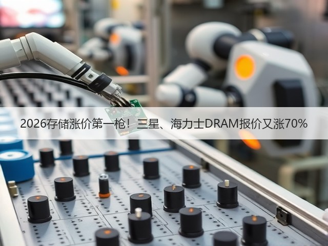 2026存储涨价第一枪!三星、海力士DRAM报价又涨70%(图2) 2026存储涨价第一枪!三星、海力士DRAM报价又涨70%(图2)