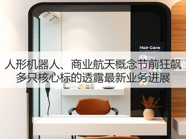 人形机器人、商业航天概念节前狂飙 多只核心标的透露最新业务进展(图1) 人形机器人、商业航天概念节前狂飙 多只核心标的透露最新业务进展(图1)