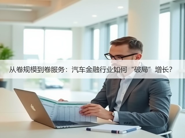 从卷规模到卷服务：汽车金融行业如何“破局”增长？(图1)