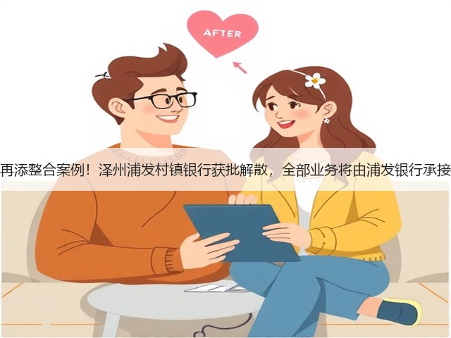再添整合案例！泽州浦发村镇银行获批解散，全部业务将由浦发银行承接(图1)