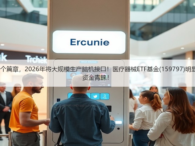 马斯克宏图的下一个篇章,2026年将大规模生产脑机接口!医疗器械ETF基金(159797)明显波动超5%,再获资金青睐!(图2) 马斯克宏图的下一个篇章,2026年将大规模生产脑机接口!医疗器械ETF基金(159797)明显波动超5%,再获资金青睐!(图2)