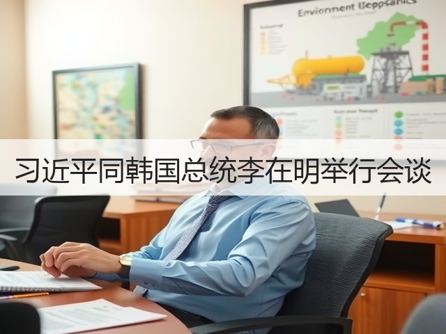 习近平同韩国总统李在明举行会谈(图2)