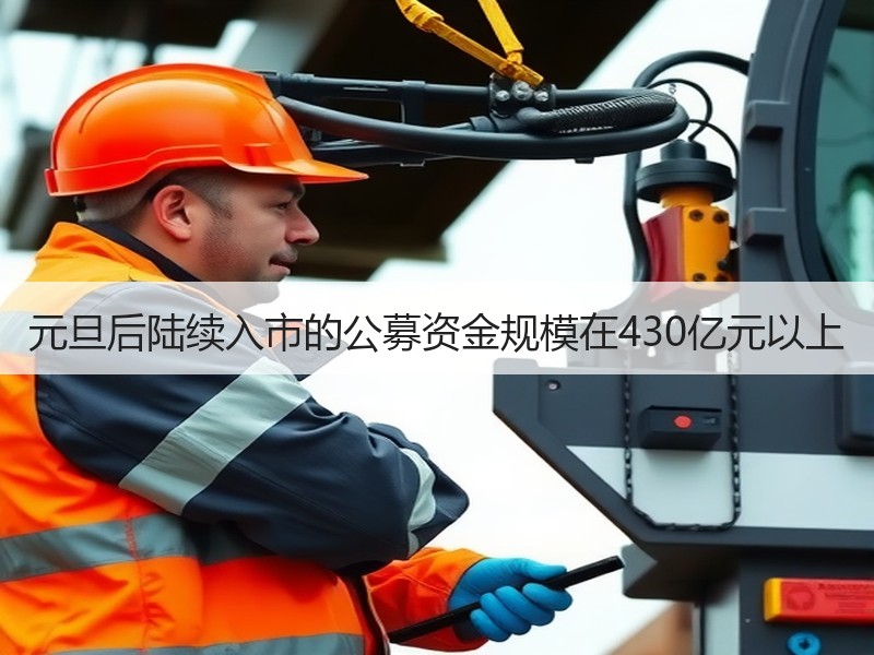 元旦后陆续入市的公募资金规模在430亿元以上
