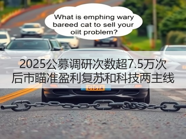 2025公募调研次数超7.5万次 后市瞄准盈利复苏和科技两主线(图3)