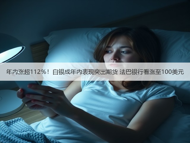 年内涨超112%!白银成年内表现突出期货 法巴银行看涨至100美元(图2) 年内涨超112%!白银成年内表现突出期货 法巴银行看涨至100美元(图2)