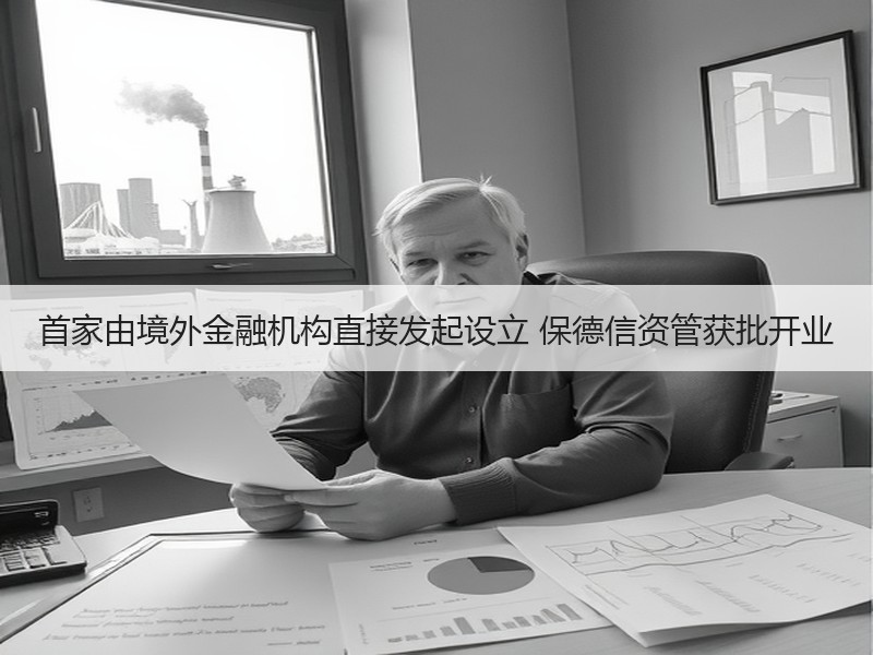 首家由境外金融机构直接发起设立 保德信资管获批开业