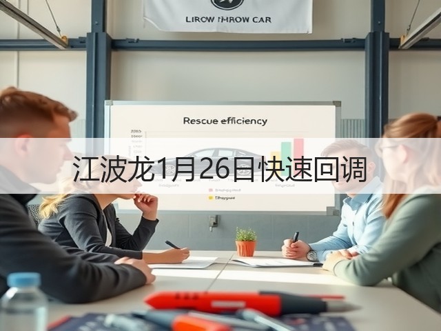 江波龙1月26日快速回调(图2) 江波龙1月26日快速回调(图2)