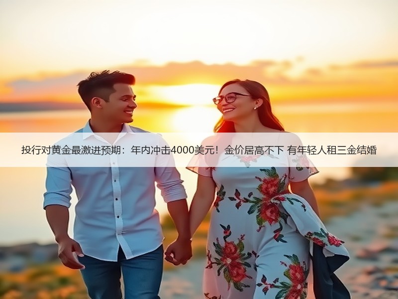 投行对黄金最激进预期：年内冲击4000美元！金价居高不下 有年轻人租三金结婚