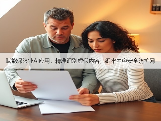赋能保险业AI应用:精准识别虚假内容,织牢内容安全防护网(图3) 赋能保险业AI应用:精准识别虚假内容,织牢内容安全防护网(图3)