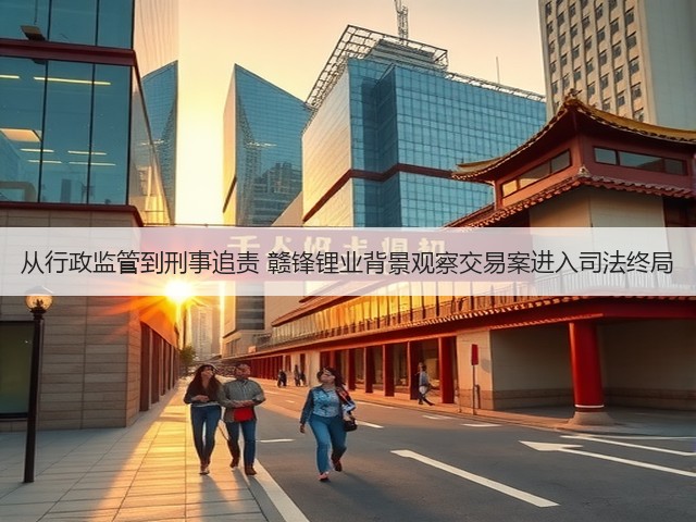 从行政监管到刑事追责 赣锋锂业背景观察交易案进入司法终局(图2)