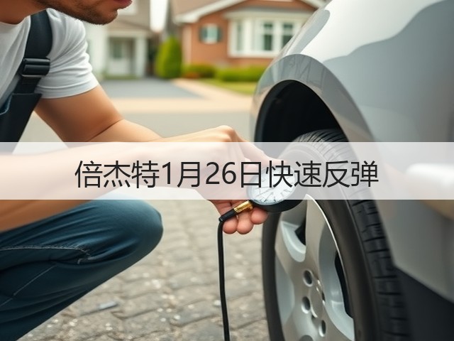 倍杰特1月26日快速反弹(图2) 倍杰特1月26日快速反弹(图2)