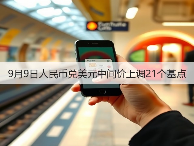 9月9日人民币兑美元中间价上调21个基点(图1) 9月9日人民币兑美元中间价上调21个基点(图1)