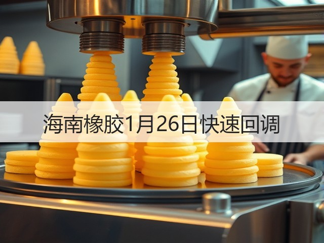 海南橡胶1月26日快速回调(图3) 海南橡胶1月26日快速回调(图3)