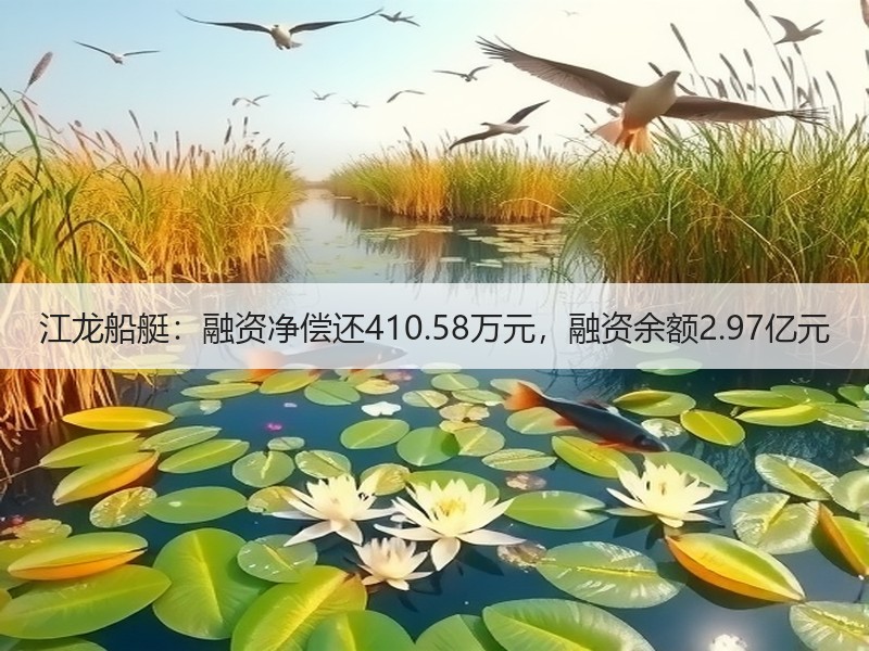 江龙船艇：融资净偿还410.58万元，融资余额2.97亿元