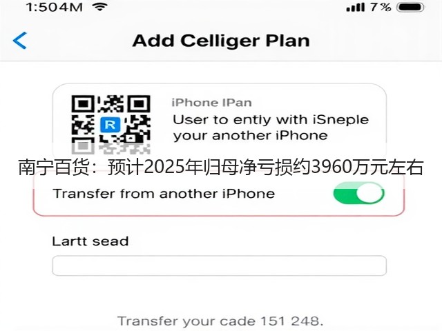 南宁百货：预计2025年归母净亏损约3960万元左右(图1)