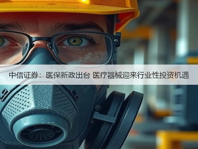 中信证券:医保新政出台 医疗器械迎来行业性投资机遇(图1) 中信证券:医保新政出台 医疗器械迎来行业性投资机遇(图1)