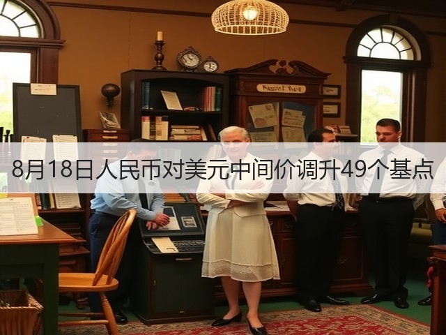 8月18日人民币对美元中间价调升49个基点(图3)