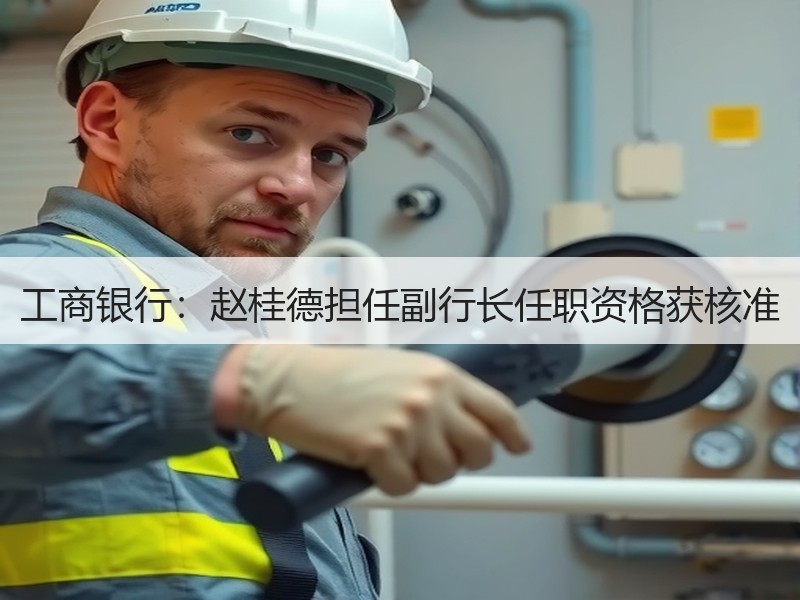 工商银行：赵桂德担任副行长任职资格获核准