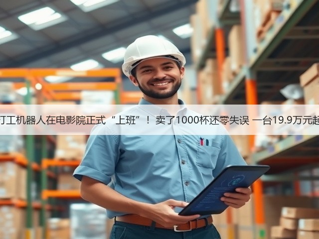 打工机器人在电影院正式“上班”!卖了1000杯还零失误 一台19.9万元起(图3) 打工机器人在电影院正式“上班”!卖了1000杯还零失误 一台19.9万元起(图3)