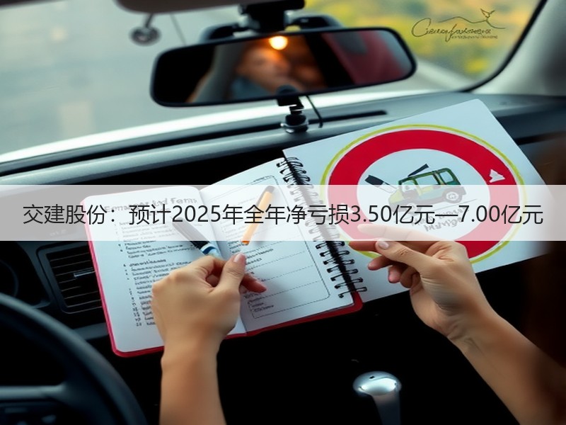 交建股份：预计2025年全年净亏损3.50亿元—7.00亿元