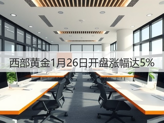 西部黄金1月26日开盘涨幅达5%(图3) 西部黄金1月26日开盘涨幅达5%(图3)