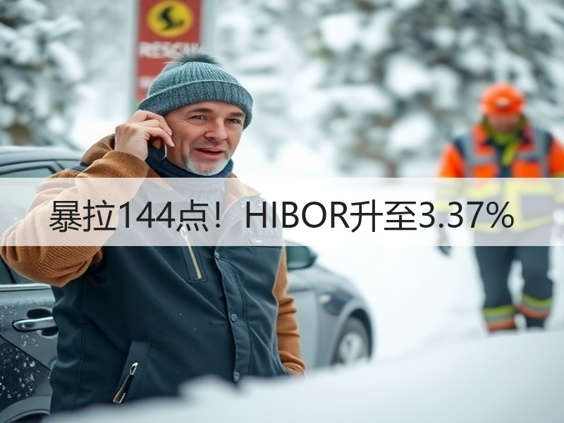 暴拉144点！HIBOR升至3.37%