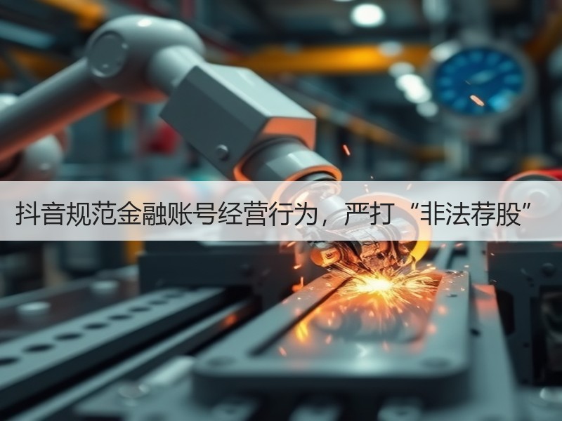 抖音规范金融账号经营行为，严打“非法荐股”