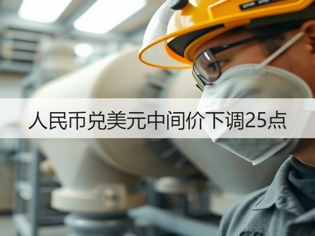 人民币兑美元中间价下调25点(图3)