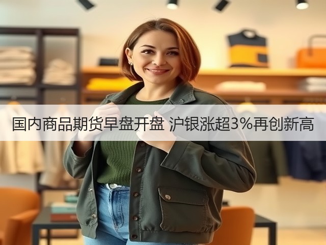 国内商品期货早盘开盘 沪银涨超3%再创新高(图1) 国内商品期货早盘开盘 沪银涨超3%再创新高(图1)