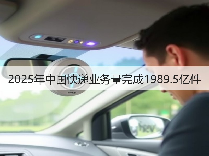 2025年中国快递业务量完成1989.5亿件