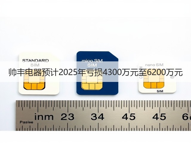 帅丰电器预计2025年亏损4300万元至6200万元(图3) 帅丰电器预计2025年亏损4300万元至6200万元(图3)