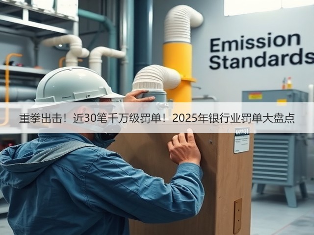 重拳出击!近30笔千万级罚单!2025年银行业罚单大盘点(图1) 重拳出击!近30笔千万级罚单!2025年银行业罚单大盘点(图1)