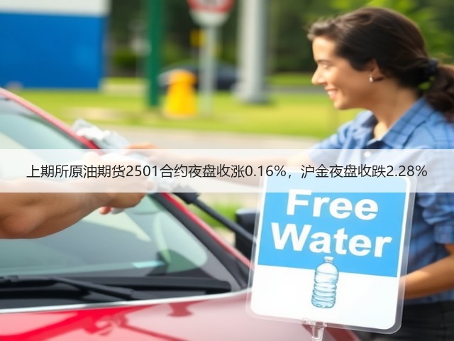 上期所原油期货2501合约夜盘收涨0.16%，沪金夜盘收跌2.28%(图1)