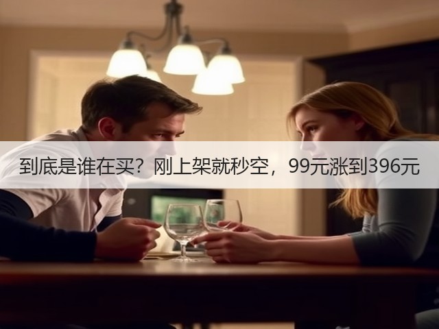 到底是谁在买？刚上架就秒空，99元涨到396元(图3)